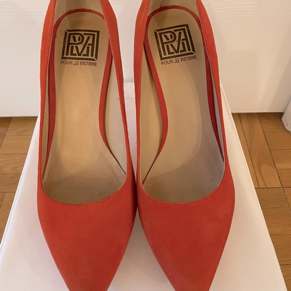 Pour La Victoire Shoes - Pour La Victoire Suede Pumps Size 8